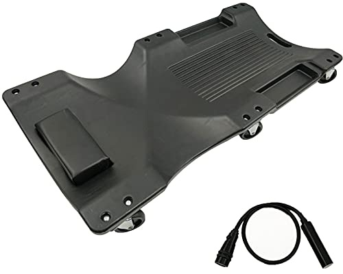 Creeper ergonomique pour réparation de voiture, Creeper mécanique avec coureur universel flexible, appui-tête et plateau à outils, pont ergonomique, assistance au garage d'atelier moulé par roulement