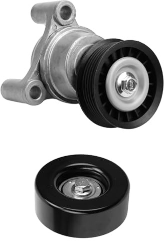 39083 Belt Tensioner and Idler Pulley Assembly Fits Silverado 1500 2009-2013, for Sierra 1500/2500 HD 2010-2013, Escalade 2009-2014, Hummer H2 2009, V8 6.2L/6.0L/5.3L/4.8L,Replaces 89397 12609719