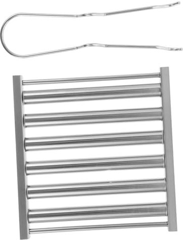 PHENOFICE 1satz Edelstahl Hotdog Grillrost Für Camping Tragbarer Wurstroller Für Bbq Kompakt Und Abnehmbar Praktisches Grillzubehör Für Garten Und Freizeit