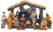 dzqad Set Per Presepe Con Figure, Presepe Di Natale Completo, Figure Del Presepe Resina, Set Per Nascita Sacra Nella Stalla Della Natività, Decorazione Festosa Per La Casa, Il Soggiorno, La Chiesa