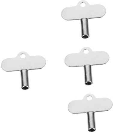 Operitacx 4pcs Radiator Bleeding Key Valve Tool for Air Venting Gas and Radiator Systems Compact and User-Friendly Design for Efficient Operation