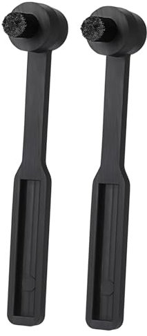 NUOBESTY 2pcs Vinyl Record Vinyl Cleaning Brush for Record Player Needle Care Sturdy and Gentle Design for Cleaning of Stylus Compact and Portable