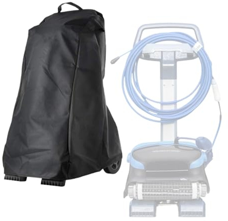 Caddy Cover wasserdicht - Rollwagenabdeckung, wetterfester Trolley -Schild | Tragbarer Windschutz -Kordelschließungsverschluss und haltbares staubdichtes Material Design für Gartenlagerreinigungswagen