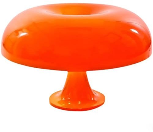 CaYYYZC Lampe Champignon Vintage 25cm Orange – Lampe de Chevet LED Rechargeable USB, Lumière Chaude & Couleur Réglable, Décoration Rétro pour Salon Chambre Bureau – Pour Cadeau Anniversaire Noël