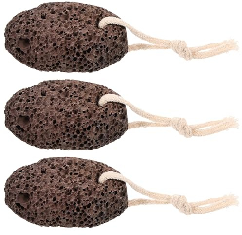 TOYZFRIENDY 3 Stück Teiliges Bimsstein Hornhautentferner Pediküre werkzeug Ergonomisch Rutschfest für Männer Frauen Senioren zur Sanften Entfernung Abgestorbener Haut