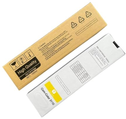 HRNJX Cartucho de Solución de Limpieza Especial Compatible con Riso Comcolor 3110 3150 7110 7150 9110 9150 Impresora de Inyección de Tinta(Cyan)