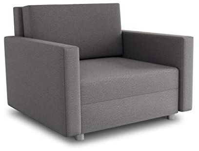 Sofnet Schlafsofa Pura Midi mit Bettkasten - Polstersofa mit Schlaffunktion, Sofa, Sofagarnitur, Bettsofa, Wohnlandschaft, Couch (Grau (Suedine 06))