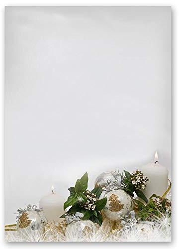 Motivpapier FROHES FEST Weihnachten - DIN A5 Format 250 Blatt - Paper-Media