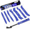Wetado Trim Removal Tool, Car Upholstery Repair Kit, Car Door Audio Panel Trim Removal Set, Fastener Terminal Remover Tool Adhesive Cable Clips Pry Kit Auto Clip Pliers 8PCS (Dark Blue-8PCS)