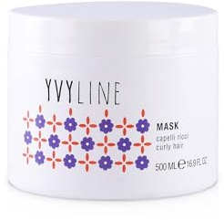 YVYLINE Professionell lockigt hårmask | Anti-frizzy Lockigt hårmask för naturligt vågigt och lockigt hår | Deep Conditioner for Curly Hair According to the Curly Girl Method | 500 ml