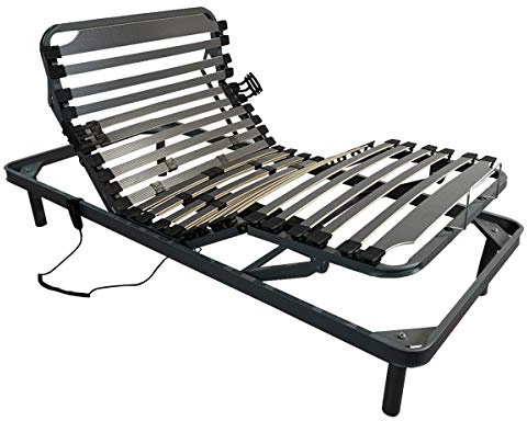 Somnia Descanso - Elektrisches Gelenkbett Artimedic Pro, 5 Ebenen, verstärkter Rahmen, zuverlässig und leise, Stahl 60 x 20 mm, 105 x 190 cm