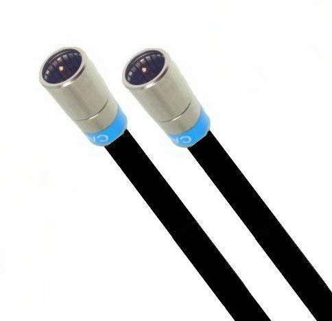 Fritz!Box 6660 Cable Router Netzwerk Anschlusskabel Deluxe Premium Kabel 8K Cabelcon Schnellstecker Schwarz 3 Meter
