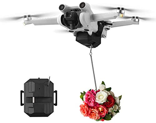 Airdrop Payload Trasporto Trasporto Rilascio Drop Device Drone Thrower Airdrop Sistema di Dropping Compatibile per DJI Mini 4 Pro/Mini 3/Mini 3 Pro/Mini 2/Mini SE/Mavic Mini/Mavic Pro/Mavic Air