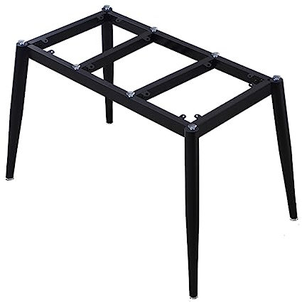 X1NGFU Tischbeine Metall,Schwerlast Stahl Schreibtisch Beine,Stahl Rechteckiger Esstischbein Tischgestell,Verstellbar SchreibtischBeine,für Beistelltisch Couchtisch,Wohnzimmer (178x80cm,Black)
