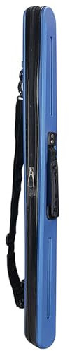 Yoeoefuo Angeltasche Angelkoffer Tragbare Angelgerätetasche Wasserdicht Rutenfutteral Mit Tragegriff Und Schultergurt Angeln Stange Werkzeuge Geschenk Für Vater (Color : Blau, Size : 65cm)