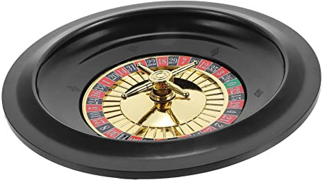 DRESSOOS Russisches Pokerrad Tischspiel Rotierendes Rad Partyspiel Requisite Poker Zubehör Spielrad Requisite