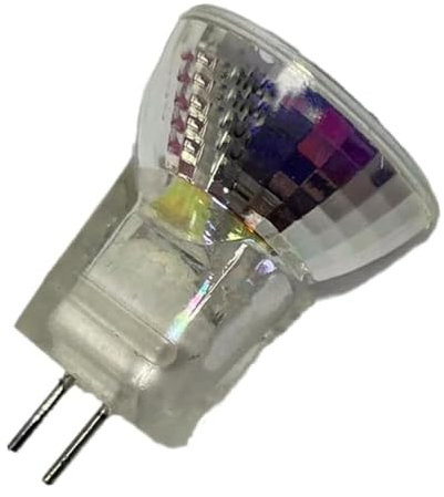 UGEFKMQ Spot-Leuchtmittel Lampe MR8 6V 5W Kleine Scheinwerferlampe MR8 12V 10W Halogenlampen Spot Glühbirnen G4 Bi-Pin Sockel Halogen Reflektor,6V-5W