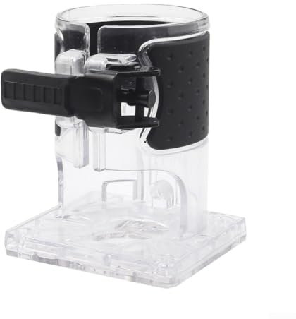 Base de Enrutador de Recortadora Eléctrica Base de Enrutador de Madera Base de Máquina de Corte Transparente para Recortadora Eléctrica Cortador de Carpintería