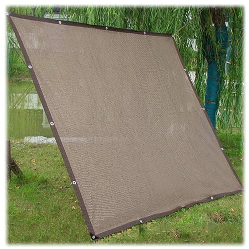 Red De Sombreado Tasa De Sombreado 90% Tela De Sombra Malla De Ocultación Transpirable Paño De Sombreado para Balcón Exterior Césped Fácil De Colgar((3x2.5) m)