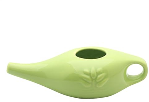 Neti Pot - Olla Neti | Enjuague Nasal | Lavado Nasal | Pot De Limpieza De Nariz | Taza De Limpieza Nasien | Jarrita Para Lavado Nariz Para Enjuague Nasien Ara Hombres Y Mujeres
