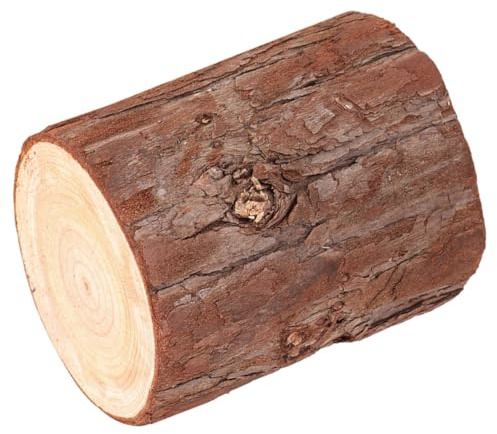 TEHAUX Large Wooden Stump Candle Holder Rustic Wood Pile Tea Light Candle Stand for Table Centerpiece Holiday Home Decor