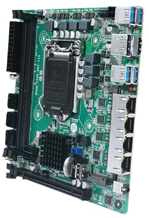 Buxuaaaa Compactly Motherboards ITX Main Board 4x1226V 2.5GB Ethernet Port 2 DDR4 Slots PCIe X16 for Systems Board