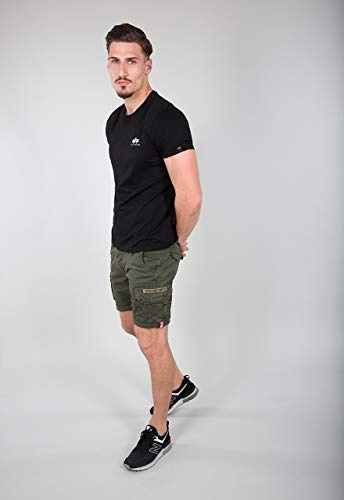 Alpha Industries Crew Short Herr Dark Olive