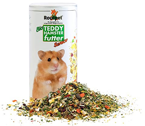 Rodipet Bio Teddyhamsterfutter Senior 500 g, inkl. Portionslöffel