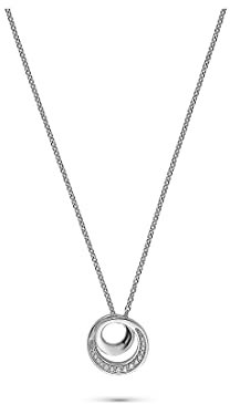 JETTE Damen-Kette DOT 925er Silber rhodiniert 17 Zirkonia One Size 87745422