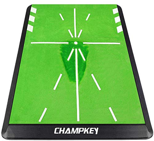 CHAMPKEY Tracker-PRO Impact Golf Schlagmatte | Analyse Schwungweg und korrekte Schlaghaltung Golf Übungsmatte | Fortgeschrittene Anleitung und Gummirückseite Golf Trainingsmatte