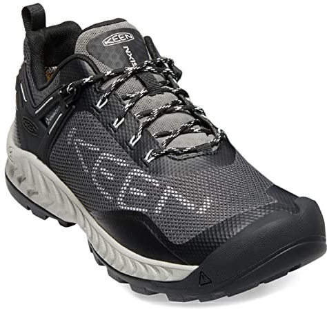 KEEN Men’s NXIS EVO Waterproof Low Height Hiking Shoes, Magnet/Vapor, 11 UK