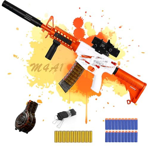 Pistola Giocattolo Elettrica, Pistole Giocattolo per Bambini 14+ Anni - 2 Modalit, Automatiche Educativo Giocattolo, Giocattoli Pistola Blaster Elettrico (Versione 2)