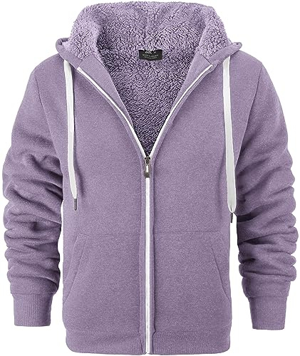 SPEEDRUN Felpe Uomo con Cappuccio Pullover con Zip Invernale Fleece Thermal Felpe Fit Regular