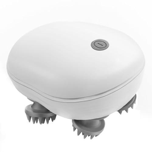 Tiardey Electric Scalp Massager, Wireless Hand Massager for Dogs and Cats, IPX7 Scalp Massage Brush for Full Body Massage, Hair Growth and Stress Relief