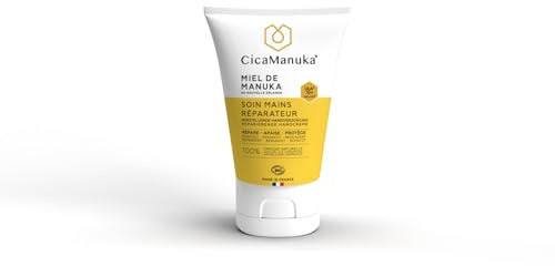 CICAMANUKA - Cuidado reparador de manos con miel de Manuka IAA15+ -Nutre e hidrata - Certificado orgánico - 50 ml