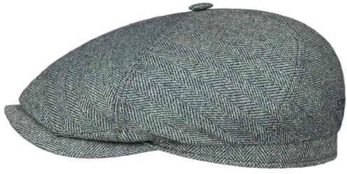 Stetson Milner Flatcap Herren Made in EU Hoher UV-Schutz Elegante Schiebermütze 100% Seide Baumwollfutter Sommer Winter