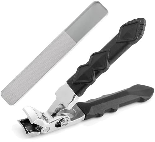 Outfany Nail Clipper, Wide KieferöFfnung Nagelzwicker Nail Clipper, Outfany Toe Nail Clipper, Cumulus Clipmaster Pro Nail Clipper, Scharf Nail Clipper mit Auffangbehälter für Dicke Zehennägel