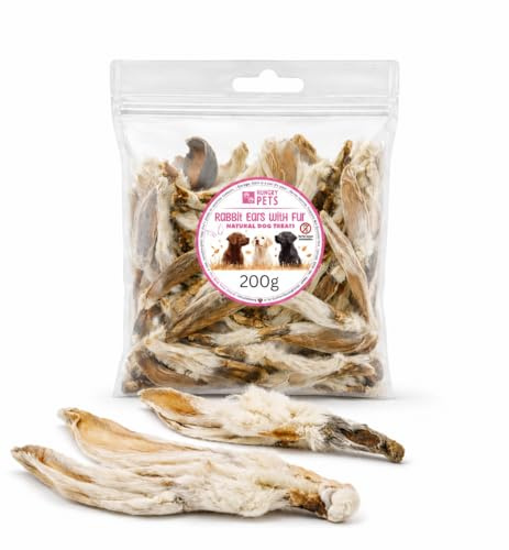 Premium Natural Dog Treat (200g, Rabbit Ears)