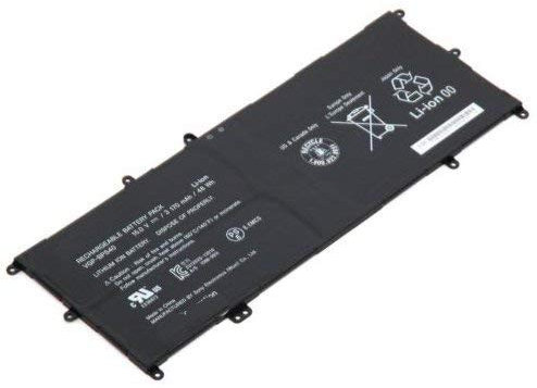 VGP-BPS40 Laptop Battery Compatible for Sony Vaio Flip SVF 15A SVF15N17CXB 14A SVF14NA1UL - 15.0V 48Wh/3170mAh