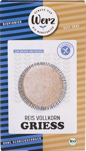 Reis Vollkorn Grieß, glutenfrei 12 x 250 g