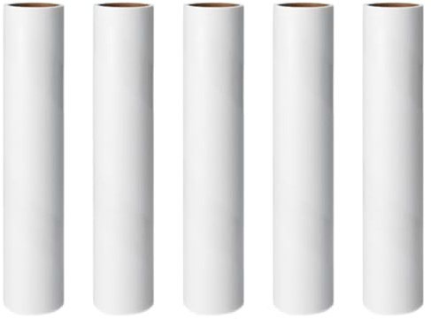 Sticky Roller Refill, Replaceable Roller Head Lint Refill Pet Hair Sticker Sticky Replacement Heads for Animal Hairs, Dust, Dander and Fluff from Floor and Furniture (5 Pack), 1