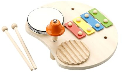 Baby Spielzeugmusik Percussion Instrumente Für Jungen Und Mädchen Geschenke Holz Musikspielzeug Kleinkind Drum Set Kids Musical Instrumente