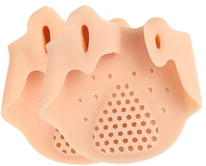 Sharplace Separador de Dedos de 2 Piezas para El Cuerpo, Pies, Alineador, Separador Suave, Transpirable, Correctores de Dedos, Separador de Dedos para Niñas con, Naturaleza