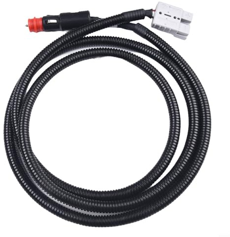 CNANRNANC Connettore per cavo di alimentazione maschio stile Anderson, 50 A, 12 V, 2 m di lunghezza, cablaggio resistente (con guaina)
