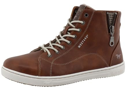 MUSTANG Damen Sneaker Reißverschluss mit Kellerfalte 15M0342001, Größe:40 EU, Farbe:Braun