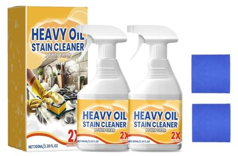 Multifunctional Powerful Kitchen Foam Cleaner, Multi-Purpose Cleaner for Many Surfaces, Fettreiniger Spray, for Countertops,Ovens,and Appliances (2)