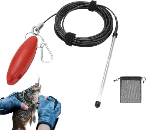 Lpoppcx Pincho de pescado – Accesorios de con flotador, soporte para pinchos de pescado, para agua dulce y agua salada, al aire libre, río, lago, estanque, orilla, mañana y noche