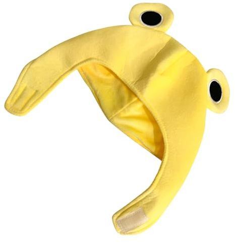 UPKOCH Froschmützen für Erwachsene aus Plüsch mit Großen Augen und Ohrenklappen Cartoon-mützen als Kopfbedeckung für Geburtstagsfeiern und Cosplay-partys Weiche Tiermützen für Damen