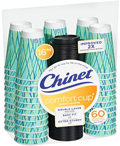 Chinet Chinet 16 Oz Comfort Cups, 60 Count