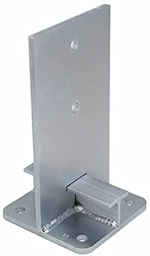 Heavy Duty Galvanised (120X120) Concealed Fence Gazebo Post Support Base Bracket Shoe Bolt Down Internal PERGOLA